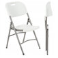 Kokkupandav tool Viking, 6 tk, valge hind ja info | Aiatoolid | kaup24.ee