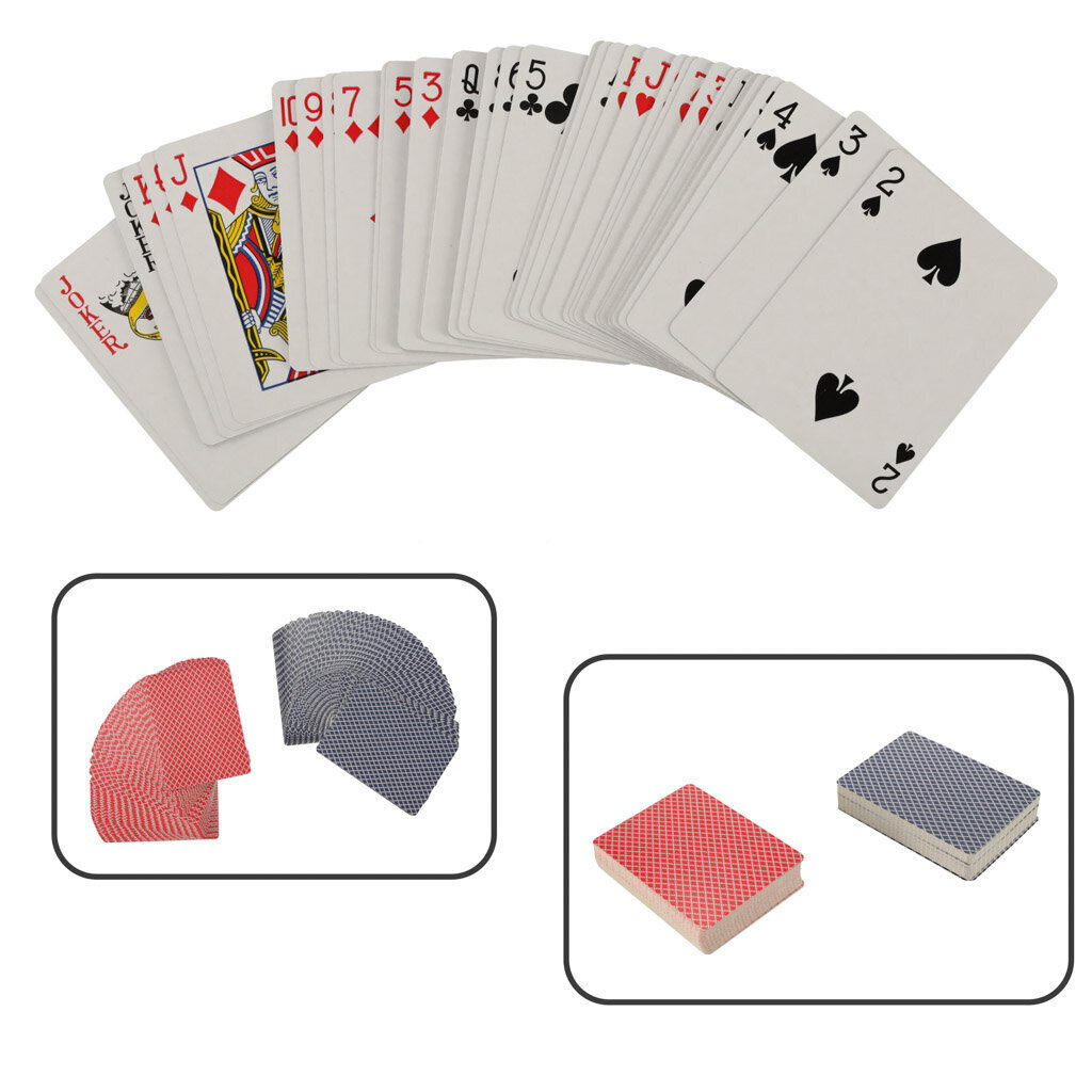 Pokkerimängu komplekt kohvris, 500 žetooni, 2 kaardipakki цена и информация | Hasartmängud, pokker | kaup24.ee