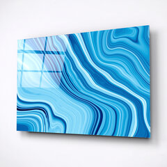 Картина из закаленного стекла Голубой камень цена и информация | Картины, живопись | kaup24.ee
