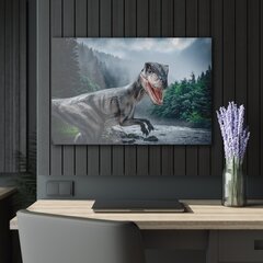 Картина из закаленного стекла Динозавр цена и информация | Картины, живопись | kaup24.ee
