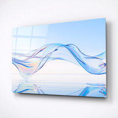 Картина из закаленного стекла Волна цена и информация | Картины, живопись | kaup24.ee