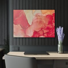 Картина из закаленного стекла Красные чернила цена и информация | Картины, живопись | kaup24.ee