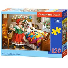 Punamütsike puzzle, 120 tükki hind ja info | Pusled | kaup24.ee