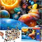 Puzzle Planeedid ja nende kuud, 180 tükki hind ja info | Pusled | kaup24.ee