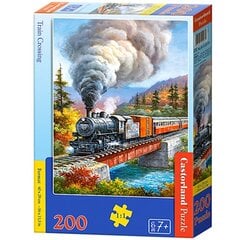 Пазл "Железнодорожный переезд" Castorland, 200 деталей цена и информация | Пазлы | kaup24.ee
