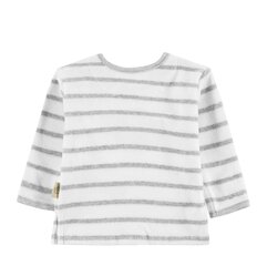 Детская блузка с длинным рукавом Bellybutton, серо-белая в полоску цена и информация | Футболка для малышки фуксия | kaup24.ee