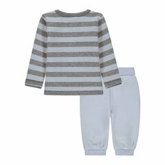 Комплект для мальчиков Kanz, серый, полосатый цена и информация | Комплекты одежды для новорожденных | kaup24.ee