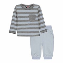 Комплект для мальчиков Kanz, серый, полосатый цена и информация | Комплекты одежды для новорожденных | kaup24.ee