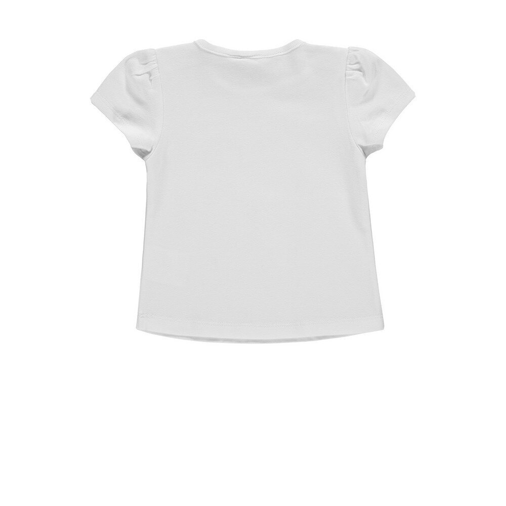 T-särk tüdrukutele Kanz, valge hind ja info | T-särgid beebidele | kaup24.ee