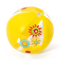 Пляжный мяч, 51 см, желтый цена и информация | Надувные и пляжные товары | kaup24.ee