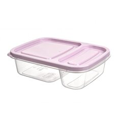 миска для еды из 2 частей, розовая цена и информация | Посуда для хранения еды | kaup24.ee