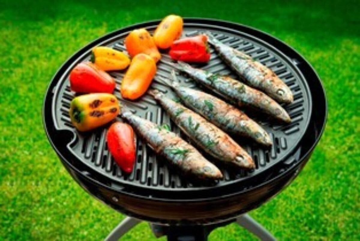 Gaasigrill Grill Chef, 47 cm, must hind ja info | Grillid | kaup24.ee