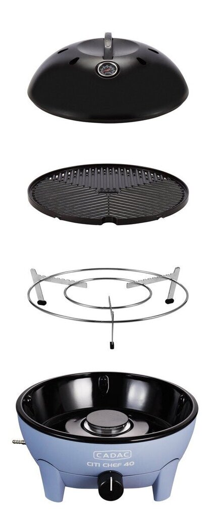 Gaasigrill Citi Chef, 38x38cm, sinine hind ja info | Grillid | kaup24.ee