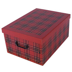 картонная коробка - midi classic, красный цена и информация | Ящики для вещей | kaup24.ee