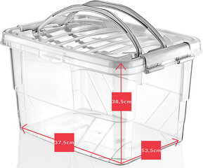 пластиковый контейнер 40 л с крышкой цена и информация | Посуда для хранения еды | kaup24.ee