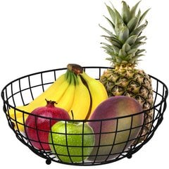 Корзина для фруктов, металлическая корзина Springos KI0146 28x11 см цена и информация | Столовые и кухонные приборы | kaup24.ee