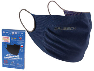 Многоразовая защитная маска Brubeck, S/M, синяя цена и информация | Головные катушки | kaup24.ee
