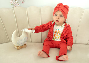 Шапка для девочки Nini, ABN-3301 цена и информация | Шапки, перчатки, шарфики для новорожденных | kaup24.ee