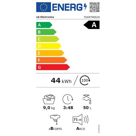 LG F2WR709S2W hind ja info | Pesumasinad | kaup24.ee