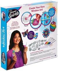 Aknakujunduste komplekt Cra-Z-Art Shimmer 'n Sparkle цена и информация | Развивающие игрушки | kaup24.ee