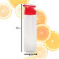 Veepudel puuvilja sisestusega, 800 ml, roosa hind ja info | Joogipudelid | kaup24.ee