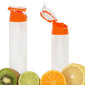 Veepudel puuvilja sisestusega, 800 ml. hind ja info | Joogipudelid | kaup24.ee