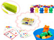 Loendusvahend, karukesed, 44 tükki hind ja info | Arendavad mänguasjad | kaup24.ee