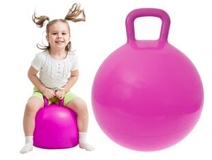 Мяч для прыжков, 45 см, розовый цена и информация | Игрушки для песка, воды, пляжа | kaup24.ee