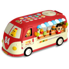 Hariduslike mänguasjade buss, punane цена и информация | Игрушки для малышей | kaup24.ee