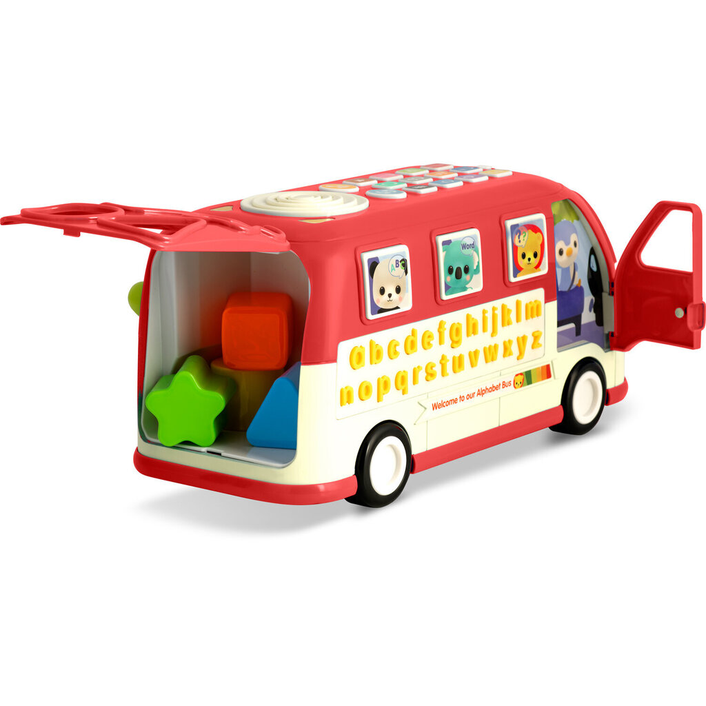 Hariduslike mänguasjade buss, punane hind ja info | Imikute mänguasjad | kaup24.ee