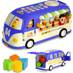 Hariduslike mänguasjade buss, sinine цена и информация | Игрушки для малышей | kaup24.ee