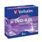 DVD-R Verbatim 8,5 GB 8x, 5 tk hind ja info | Vinüülplaadid, CD, DVD | kaup24.ee