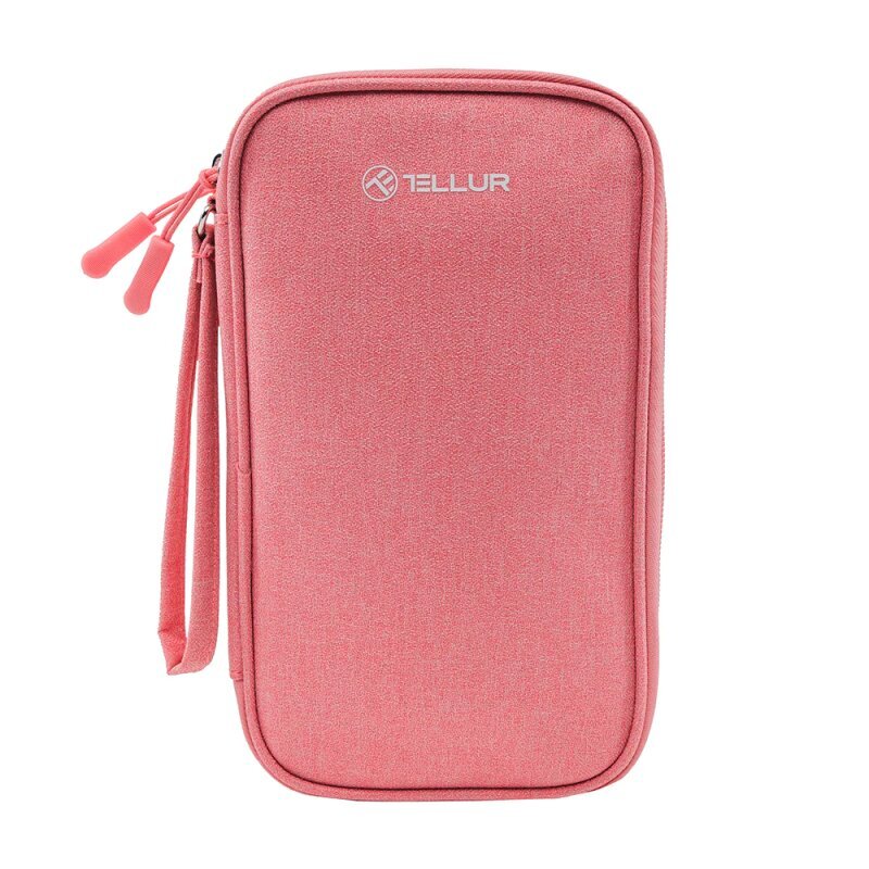 Tellur Universal travel cable organiser Pink hind ja info | Kohvrid, reisikotid | kaup24.ee