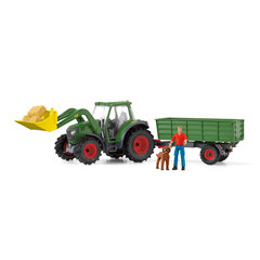 SCHLEICH FARM WORLD Трактор с прицепом цена и информация | Игрушки для мальчиков | kaup24.ee