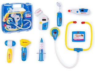 Laste arstikomplekt kohvris, sinine hind ja info | Tüdrukute mänguasjad | kaup24.ee