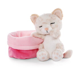 Pehme magav lemmikloom Nici, kassipoeg leopardi mustriga 12 cm hind ja info | Pehmed mänguasjad | kaup24.ee