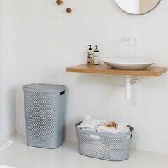 Отдельно стоящая корзина для белья Curver, 60 л, оттенки серого и серебра цена и информация | Аксессуары для ванной комнаты | kaup24.ee