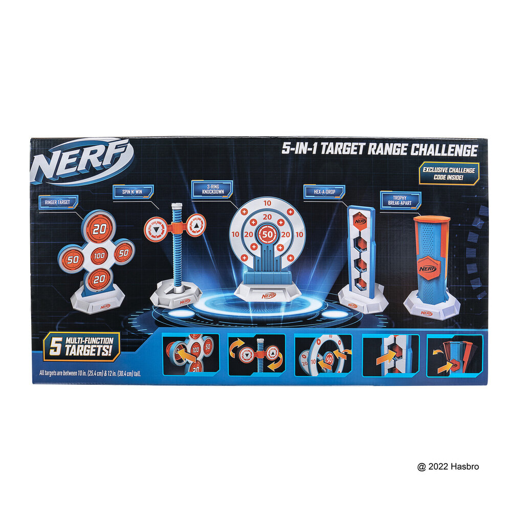 Nerf 5-in-1 Target Challenge hind ja info | Poiste mänguasjad | kaup24.ee