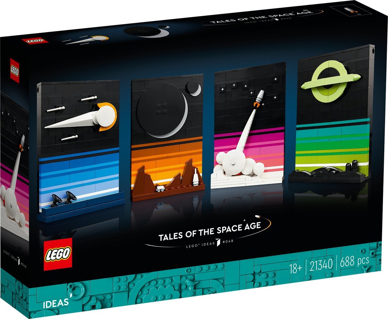 21340 LEGO Ideas Kosmoseajastu lood hind ja info | Klotsid ja konstruktorid | kaup24.ee