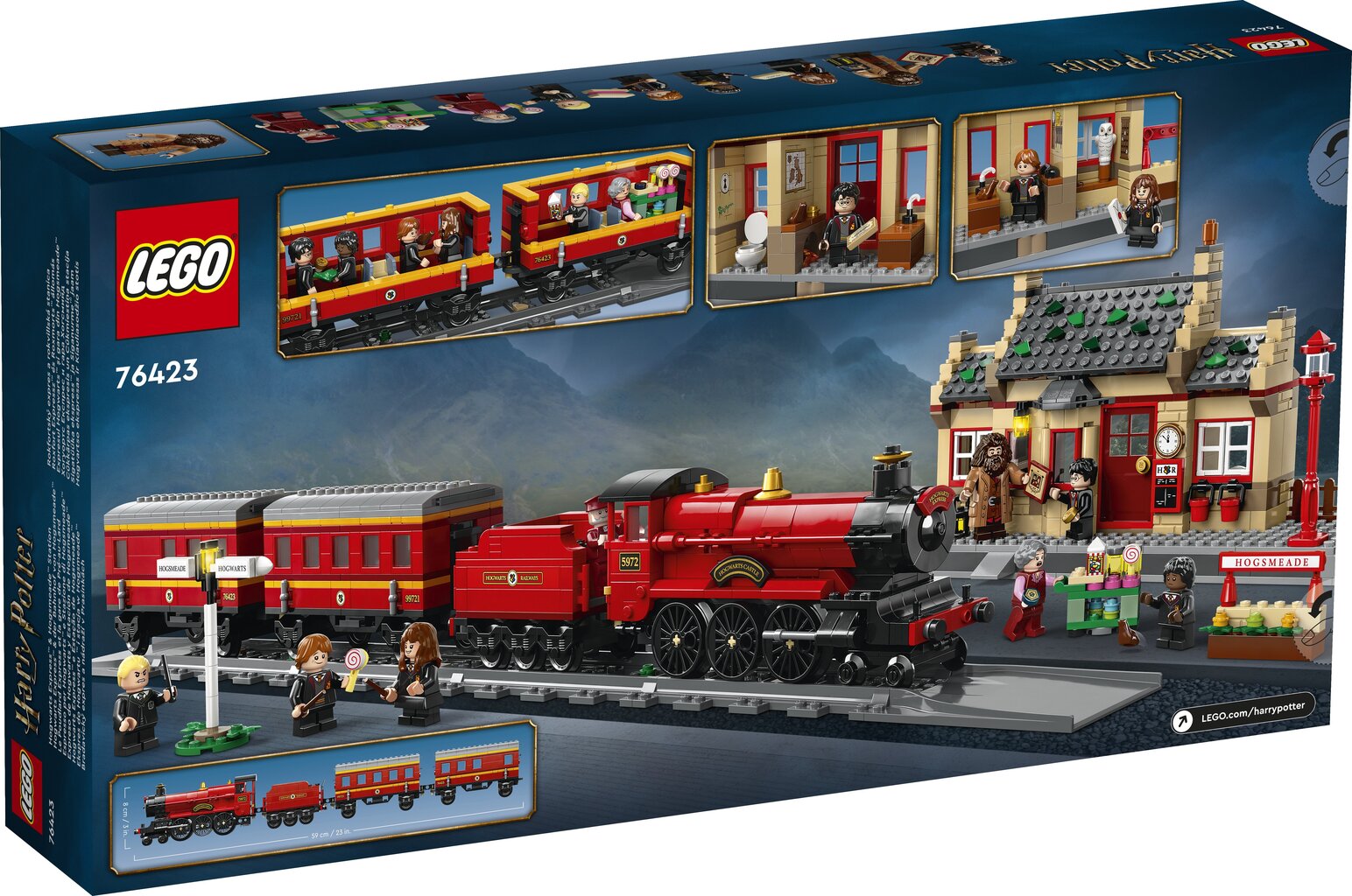 76423 LEGO Harry Potter Sigatüüka ekspress™ ja Siganurme™ jaam hind ja info | Klotsid ja konstruktorid | kaup24.ee