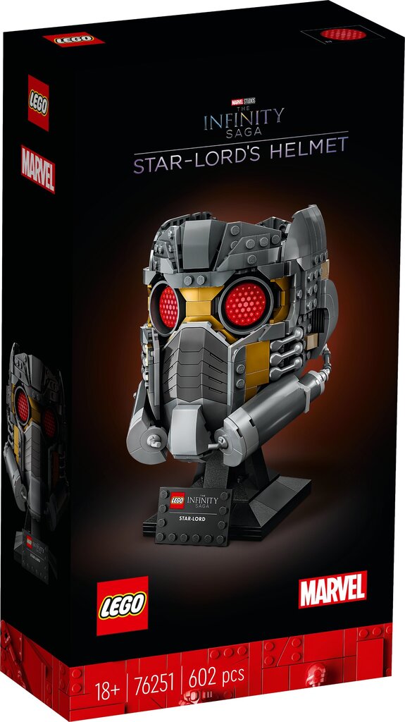 76251 LEGO Super Heroes Star-Lordi kiiver hind ja info | Klotsid ja konstruktorid | kaup24.ee