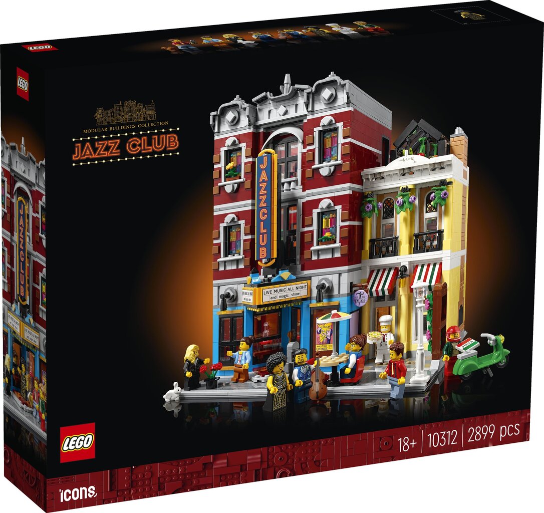 10312 LEGO Icons Jazz Club цена и информация | Klotsid ja konstruktorid | kaup24.ee