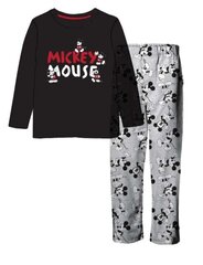 DISNEY Пижама Mickey, черная/серая, 98/104 цена и информация | Пижамы, халаты для девочек | kaup24.ee