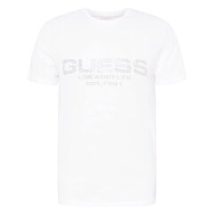 Guess t-särk meestele 7619342077378, valge цена и информация | Мужские футболки | kaup24.ee