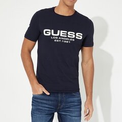 Guess T-särk meestele 7619342077507, sinine hind ja info | Meeste T-särgid | kaup24.ee