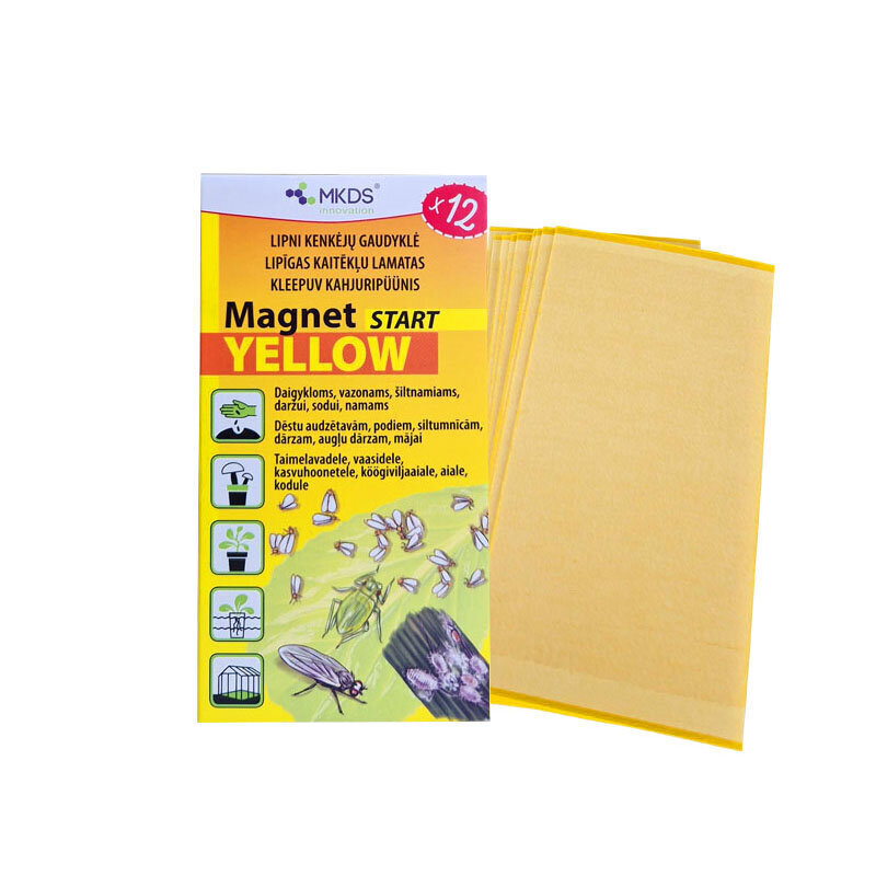 Kleepuvad lehed Magnet Start Yellow hind ja info | Hooldusvahendid taimedele | kaup24.ee