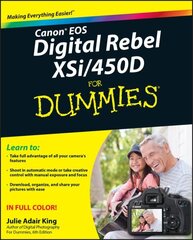 Canon EOS Digital Rebel XSi/450D For Dummies hind ja info | Fotograafia raamatud | kaup24.ee