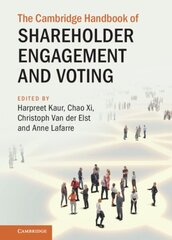 Cambridge Handbook of Shareholder Engagement and Voting цена и информация | Книги по экономике | kaup24.ee