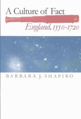 Culture of Fact: England, 15501720 hind ja info | Ajalooraamatud | kaup24.ee