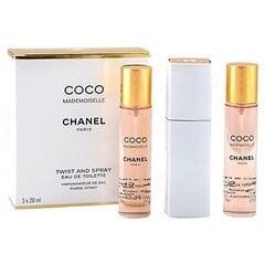 Chanel Coco Mademoiselle EDT для женщин 3x20 мл цена и информация | Женские духи | kaup24.ee